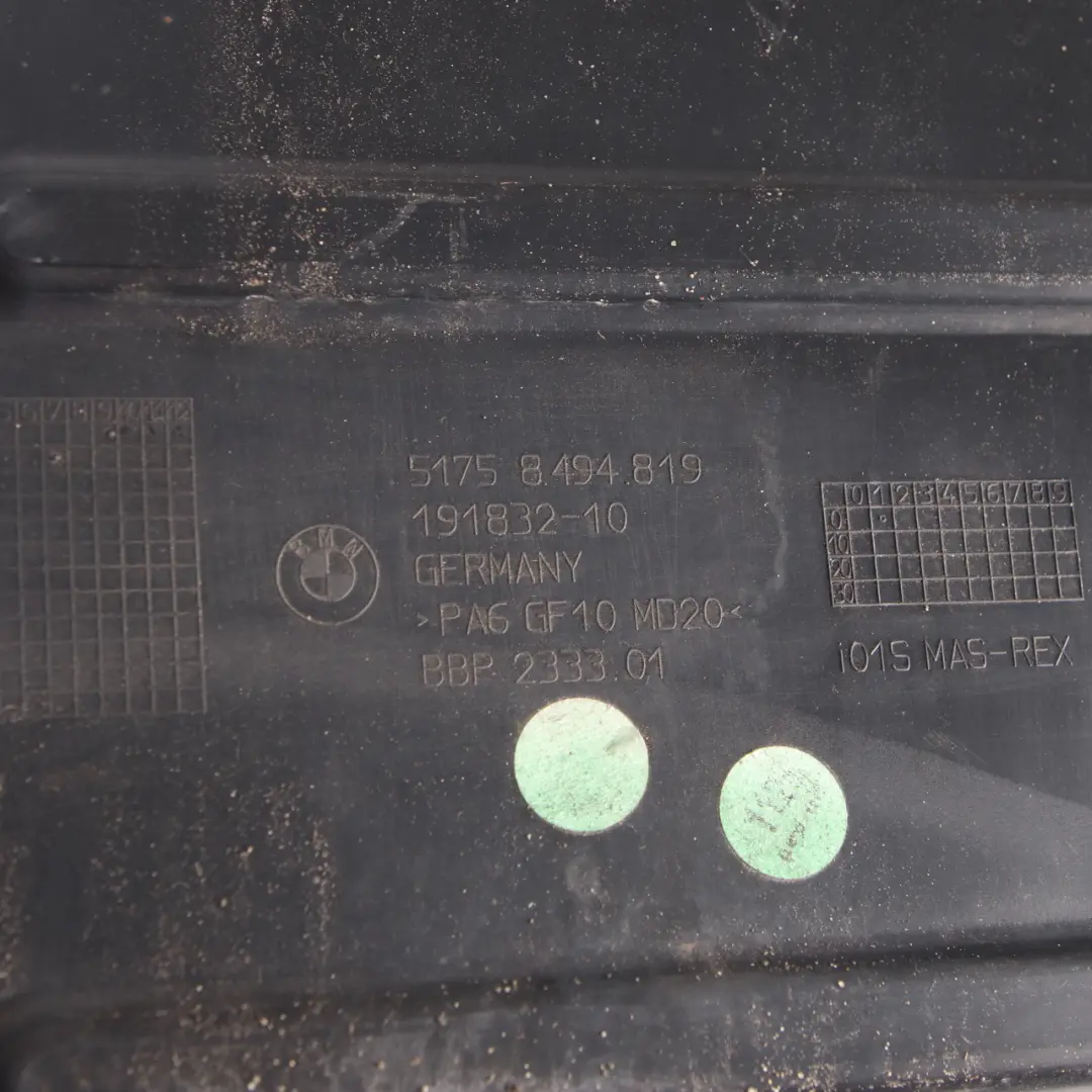 Bracket Compartment Shielding Cover Rear to BMW i3 I01 Hybrid Engine with Part number 8494819 BMW i3 I01 Hybrid Engine Bracket Compartment Shielding Cover Rear - SKU 8494819 - Part number 8494819