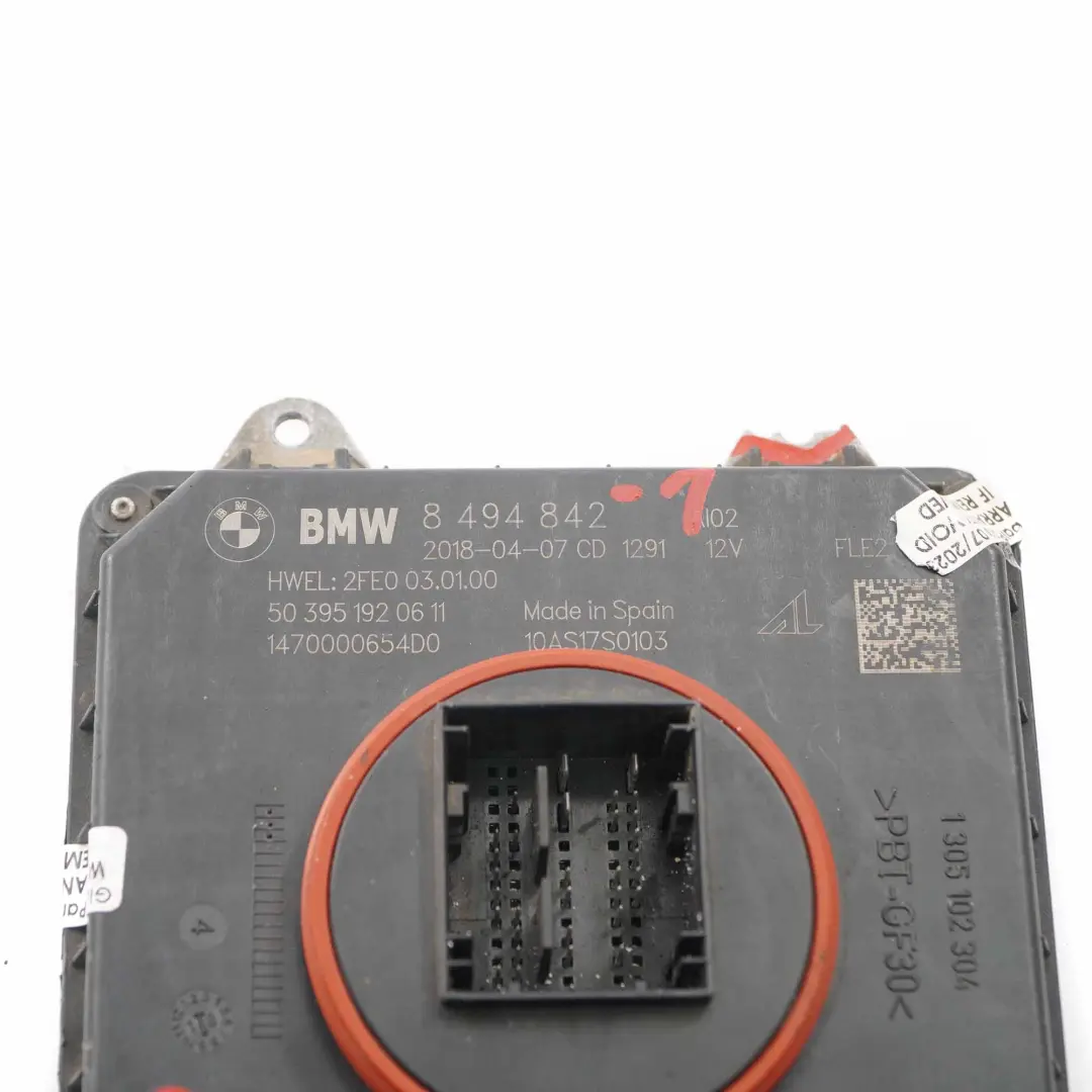 LED Headlight Level Control Ballast Module BMW F30 LCI - SKU 8494842-1 - Part number 8494842
