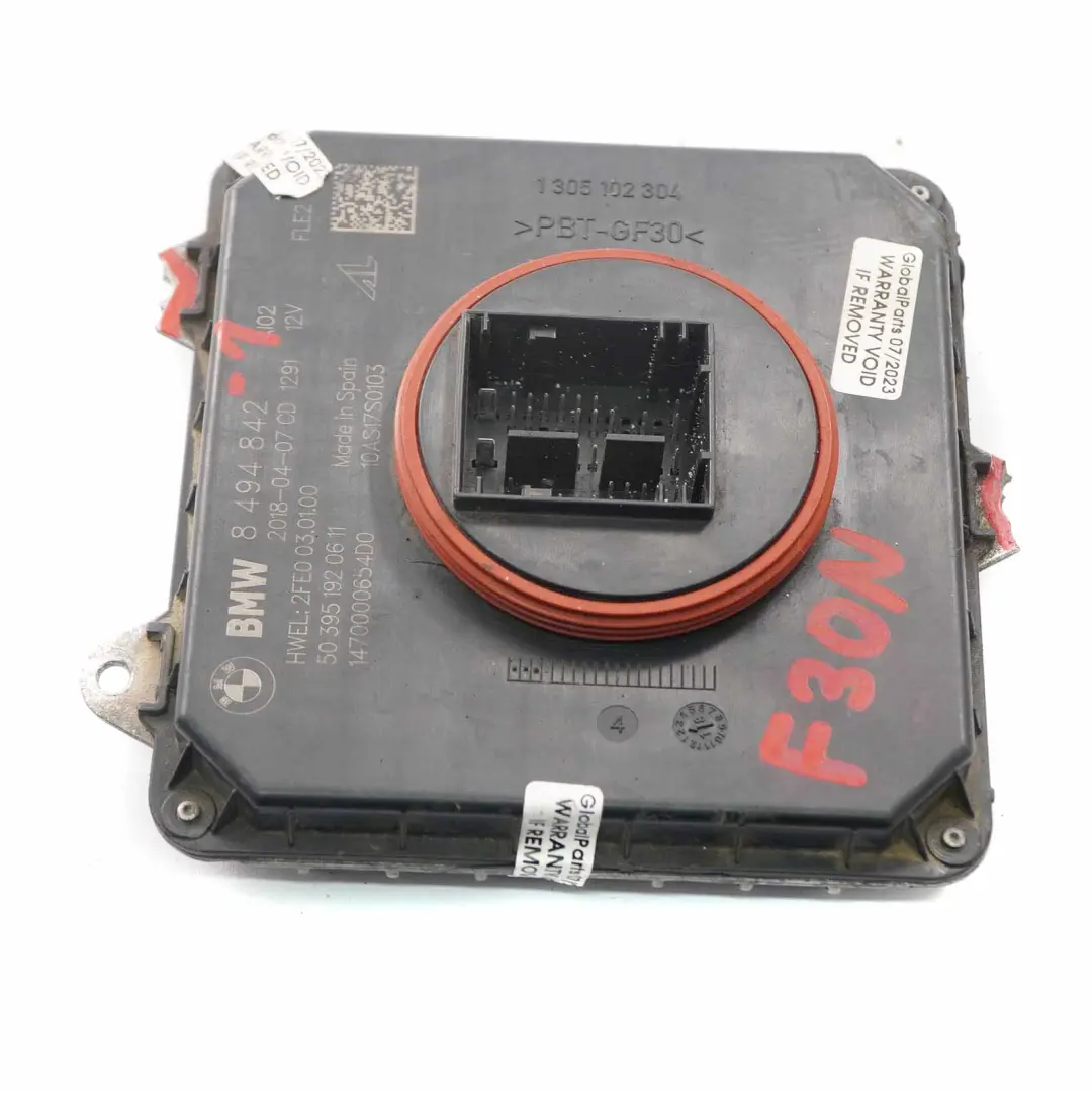 LED Headlight Level Control Ballast Module BMW F30 LCI - SKU 8494842-1 - Part number 8494842