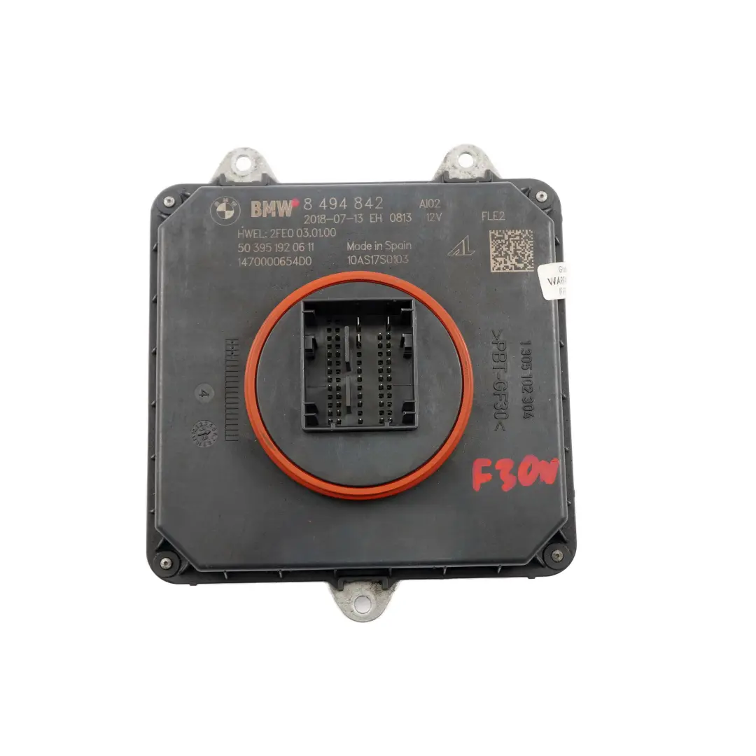 LED Modulo ballast controllo livello fari per BMW Serie 3 F30 LCI con numero di parte 8494842 BMW Serie 3 F30 LCI LED Modulo ballast controllo livello fari - SKU 8494842 - Numero di parte 8494842