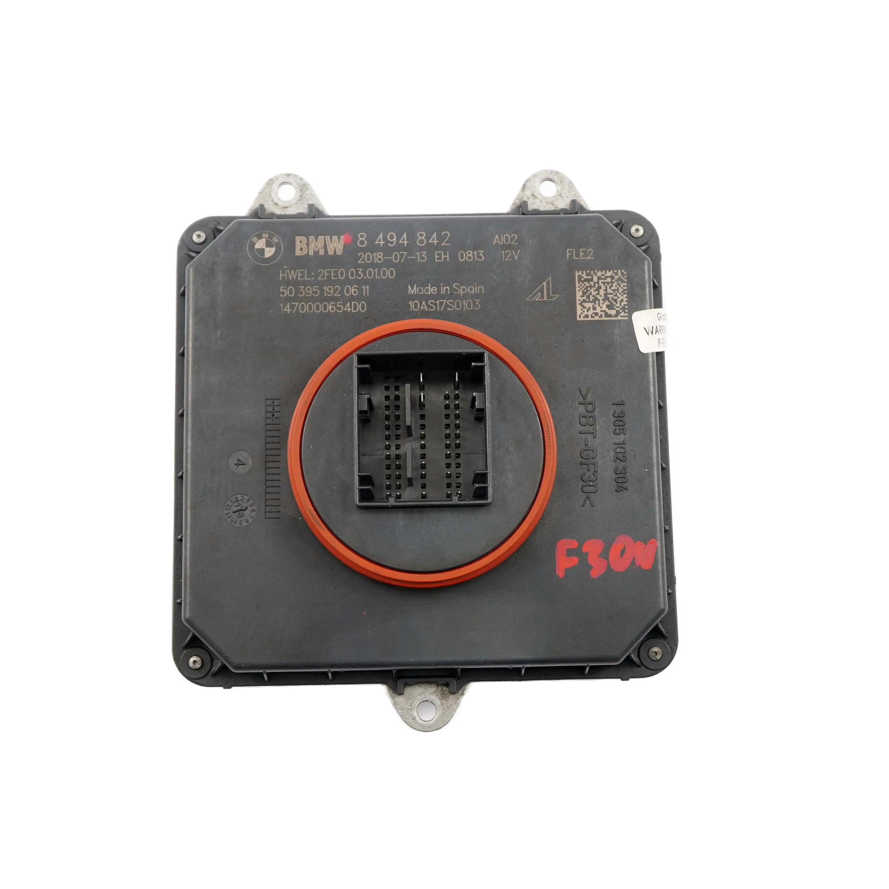 BMW Serie 3 F30 LCI LED Modulo ballast controllo livello fari 8494842