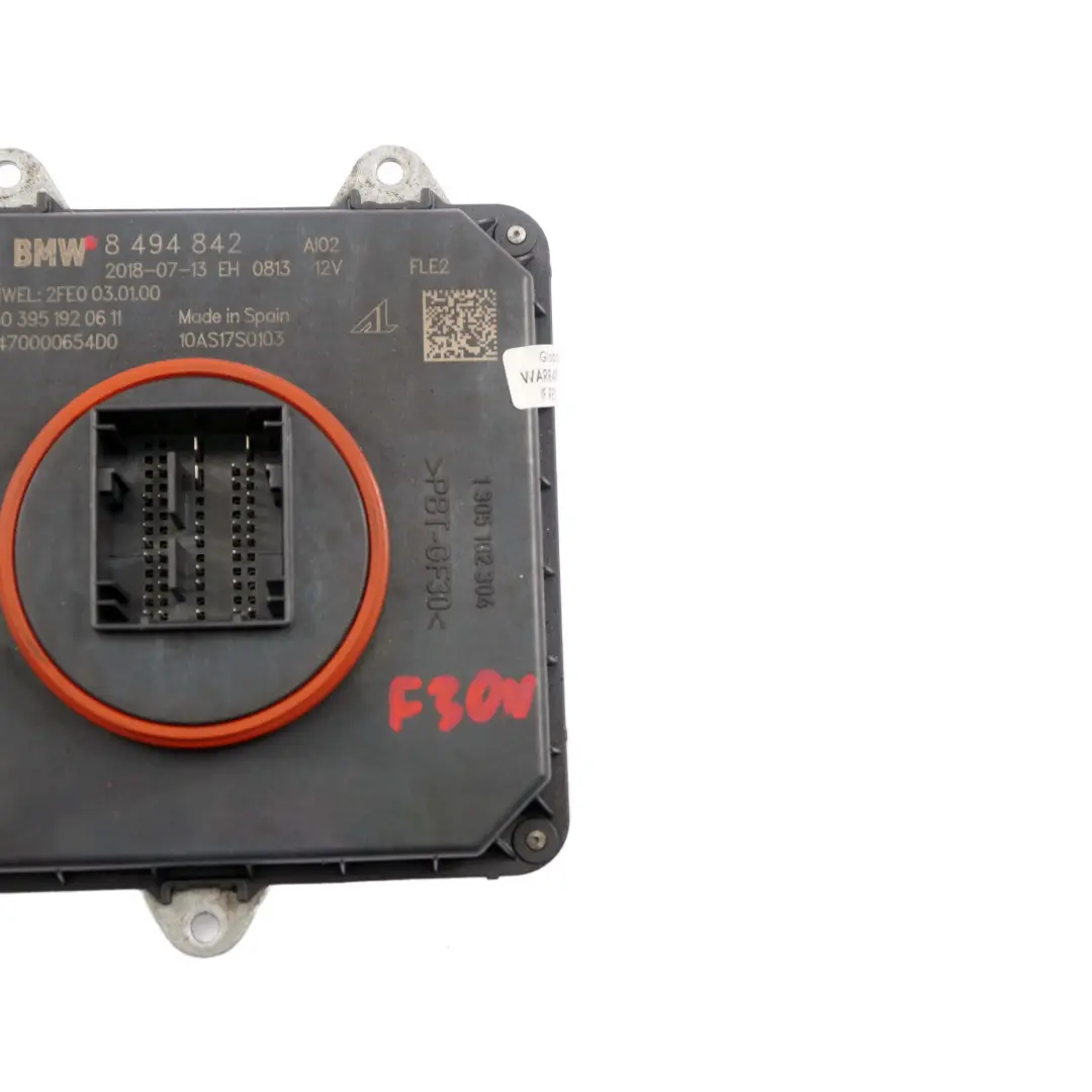 Reihe F30 LCI LED Scheinwerfer Steuergerät Modul ECU für BMW 3 mit Teilenummer 8494842 BMW 3 Reihe F30 LCI LED Scheinwerfer Steuergerät Modul ECU - SKU 8494842 - Teilenummer 8494842