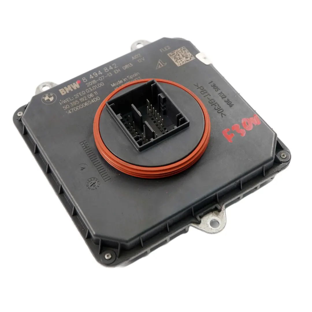LED Faros Modulo De Control De Nivel De Lastre para BMW F30 LCI con número de pieza 8494842 BMW F30 LCI LED Faros Modulo De Control De Nivel De Lastre - SKU 8494842 - Número de pieza 8494842