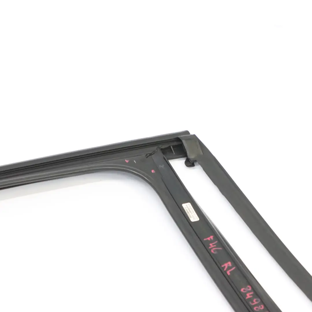 Window Guide Rear Left N/S Door Seal Gasket Frame to BMW F46 Gran Tourer with Part number 8498431 BMW F46 Gran Tourer Window Guide Rear Left N/S Door Seal Gasket Frame - SKU 8498431 - Part number 8498431