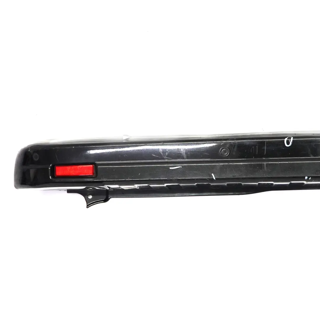 Bumper Trim Cover Midnight Black to Renault Trafic III Vivaro B Rear with Part number 850228227R Renault Trafic III Vivaro B Rear Bumper Trim Cover Midnight Black - SKU 850228227R-MID - Part number 850228227R