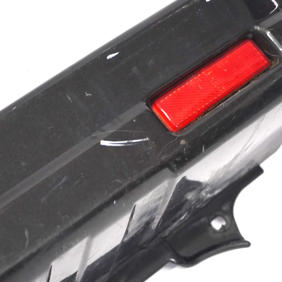 Renault Trafic III Vivaro B Rear Bumper Trim Cover Midnight Black - SKU 850228227R-MID - Part number 850228227R