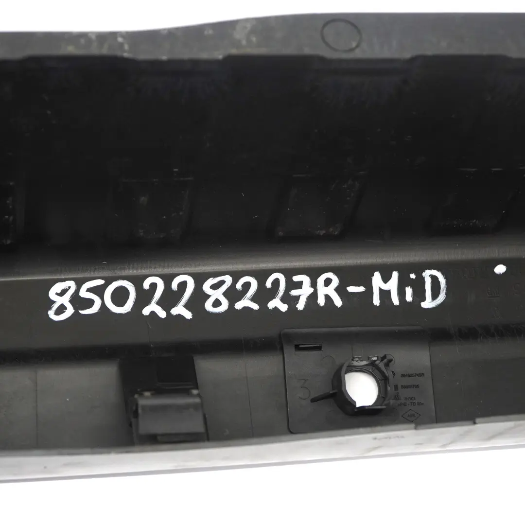 Renault Trafic III Vivaro B Pare-chocs Arrière Cache Panneau Midnight Black - SKU 850228227R-MID - Numéro de pièce 850228227R