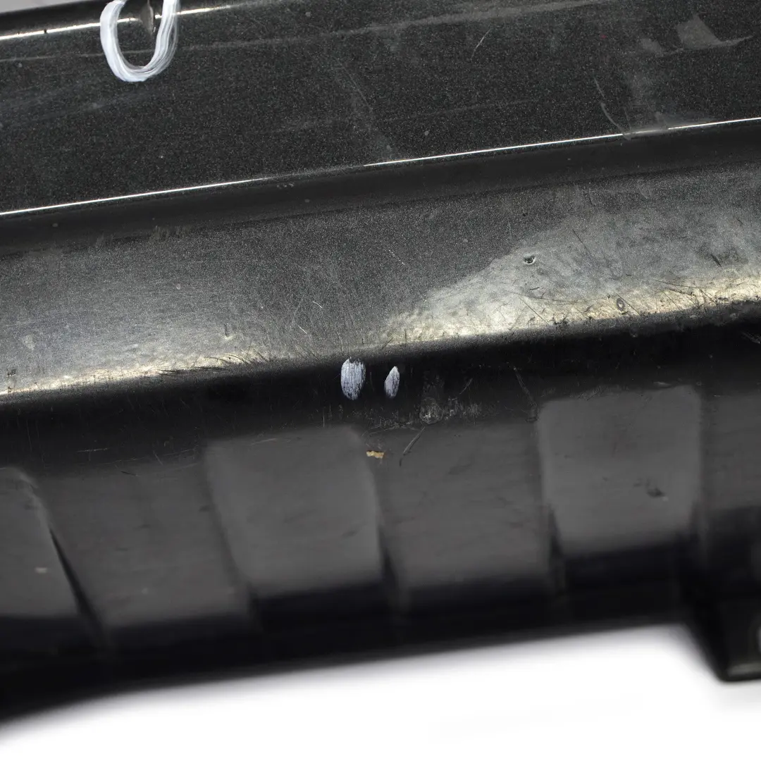 Bumper Trim Cover Midnight Black to Renault Trafic III Vivaro B Rear with Part number 850228227R Renault Trafic III Vivaro B Rear Bumper Trim Cover Midnight Black - SKU 850228227R-MID - Part number 850228227R