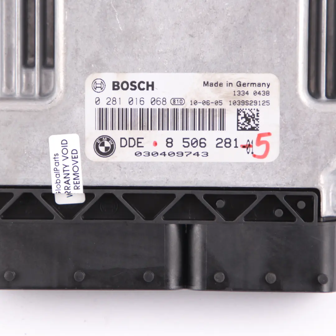 BMW E87 LCI E90 116d 316d N47 KIT ECU moteur DDE + CAS3 + Cle Manuel - SKU 8506281-5 - Número de pieza 8506281