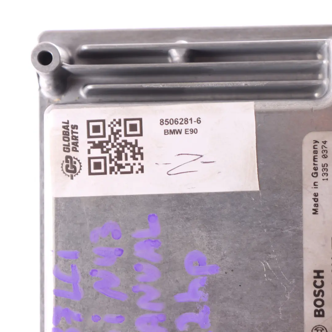 BMW E87 E90 LCI 116d 316d N47 Engine Module ECU Kit DDE CAS3 Key Manual - SKU 8506281-6 - Part number 8506281