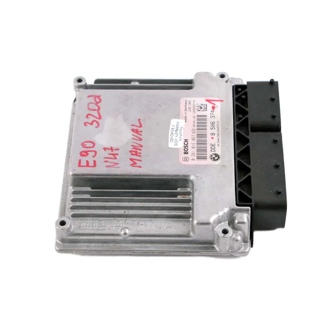N47 ECU Engine Control Unit DDE Manual to BMW E60 E87 E90 120d 320d 520d with Part number 8506374 BMW E60 E87 E90 120d 320d 520d N47 ECU Engine Control Unit DDE Manual - SKU 8506374-1 - Part number 8506374
