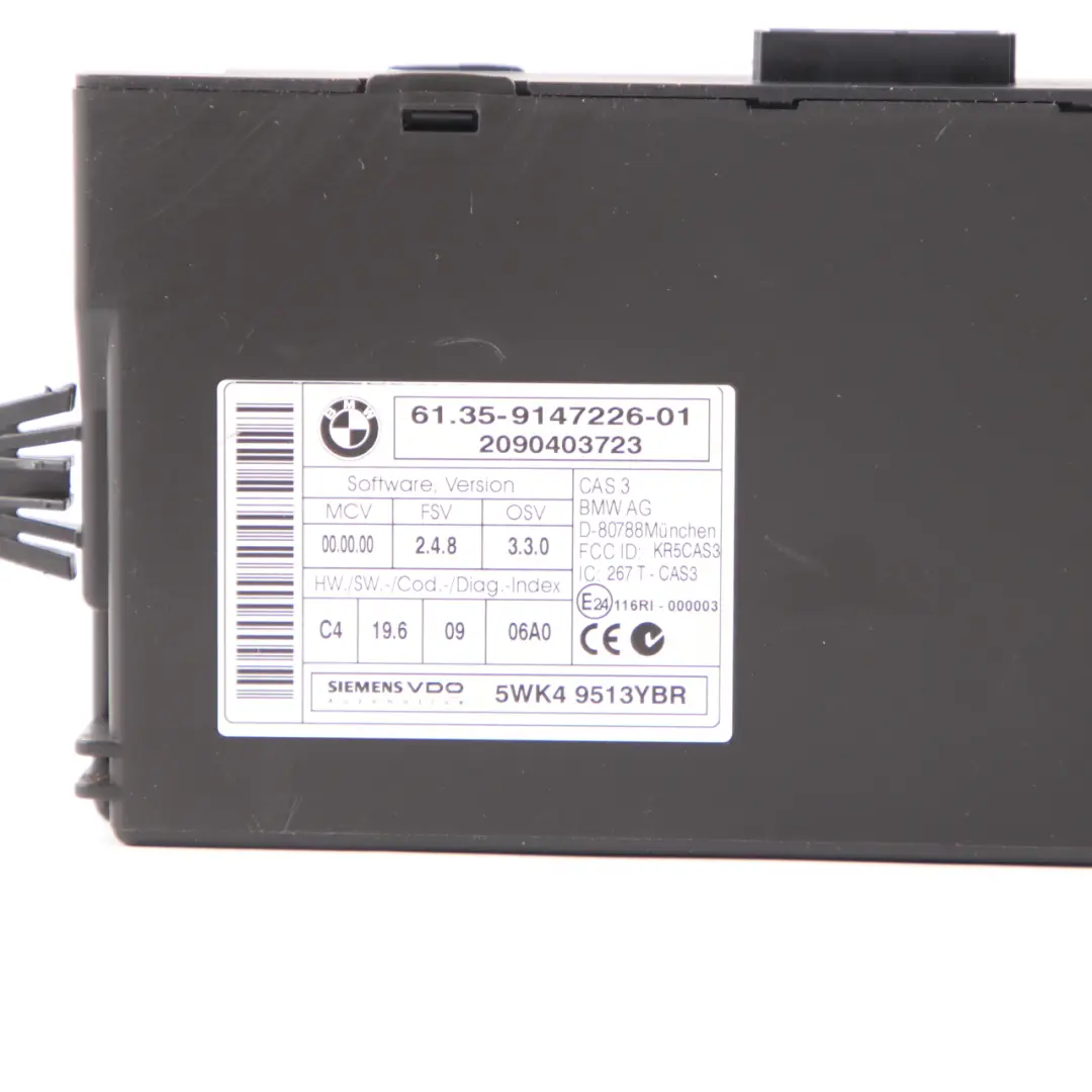 BMW E81 E87 E90 LCI 120d 320d N47 ECU Kit DDE CAS3 + Key Automatic - SKU 8506374-4 - Part number 8506374
