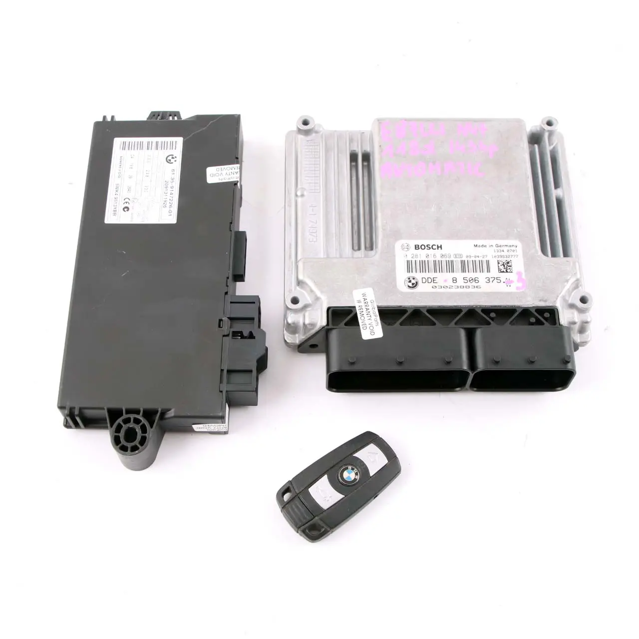 BMW E81 E87 E90 E91 LCI 118d 318d N47 Diesel ECU KIT DDE 8506375 CAS3 + Llave