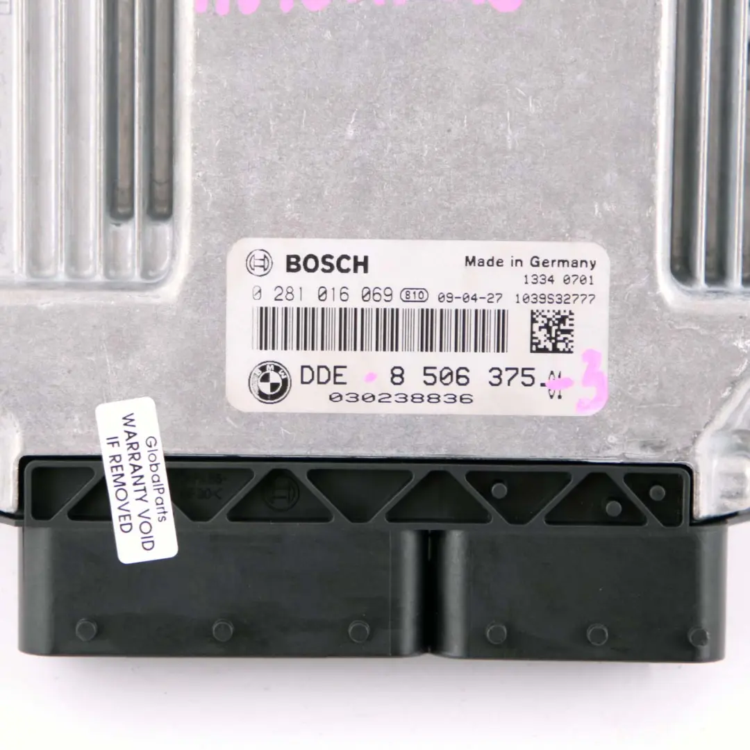 BMW E81 E87 E90 E91 LCI 118d 318d N47 Diesel ECU KIT DDE CAS3 + Key - SKU 8506375-3 - Part number 8506375