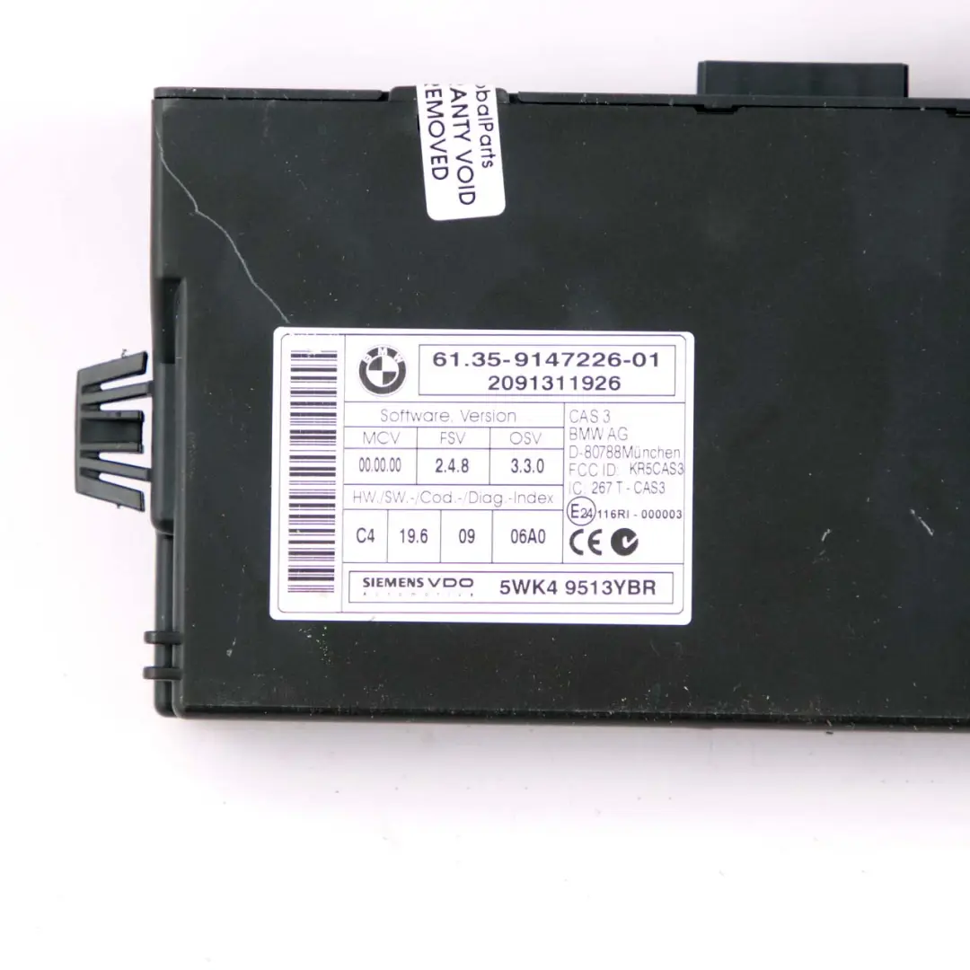 BMW E81 E87 E90 E91 LCI 118d 318d N47 Diesel ECU KIT DDE CAS3 + Key - SKU 8506375-3 - Part number 8506375