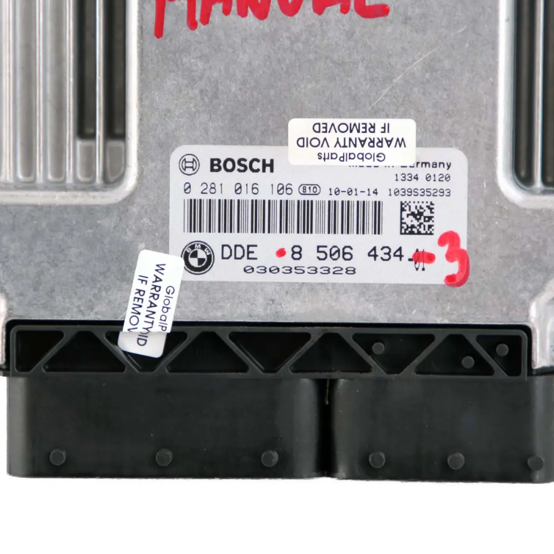 N47 ECU Kit DDE CAS3 Keys Manual to BMW E81 E84 E87 E90 LCI 18d 118d 318d with Part number 8506434 BMW E81 E84 E87 E90 LCI 18d 118d 318d N47 ECU Kit DDE CAS3 Keys Manual - SKU 8506434-3 - Part number 8506434