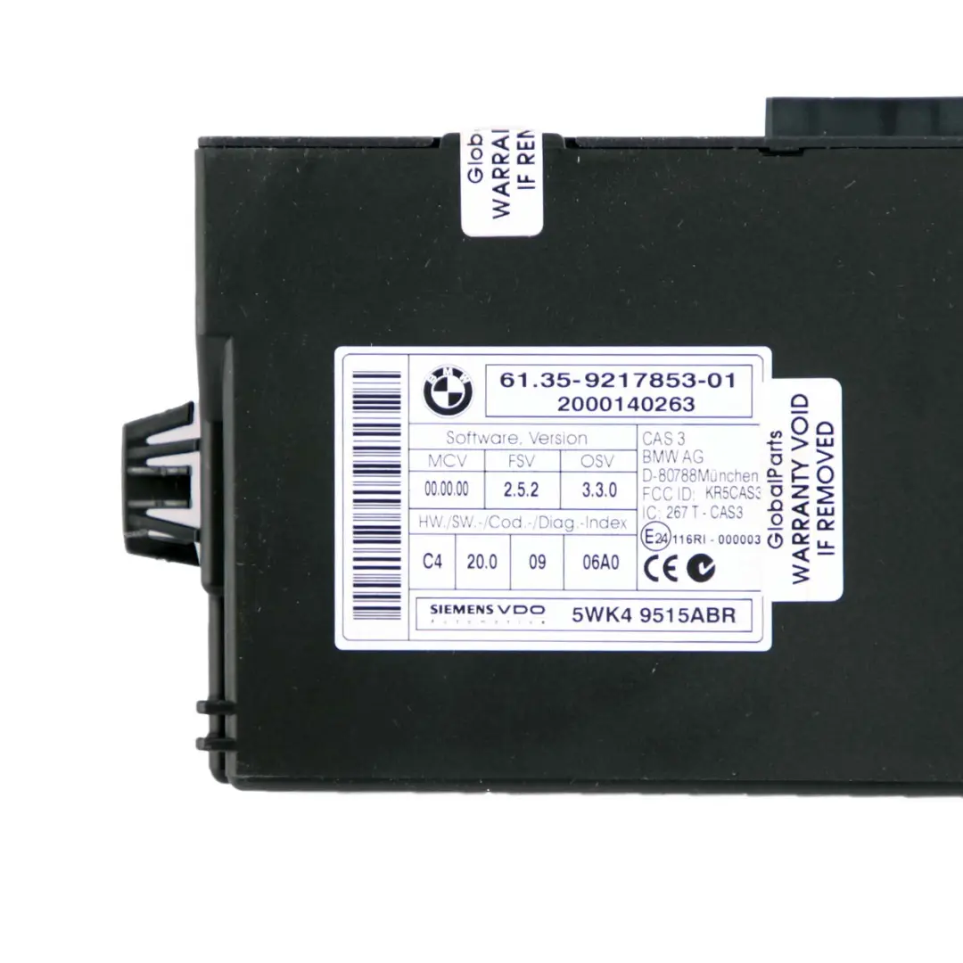 BMW E81 E84 E87 E90 LCI 18d 118d 318d N47 ECU Kit DDE CAS3 Keys Manual - SKU 8506434-3 - Part number 8506434