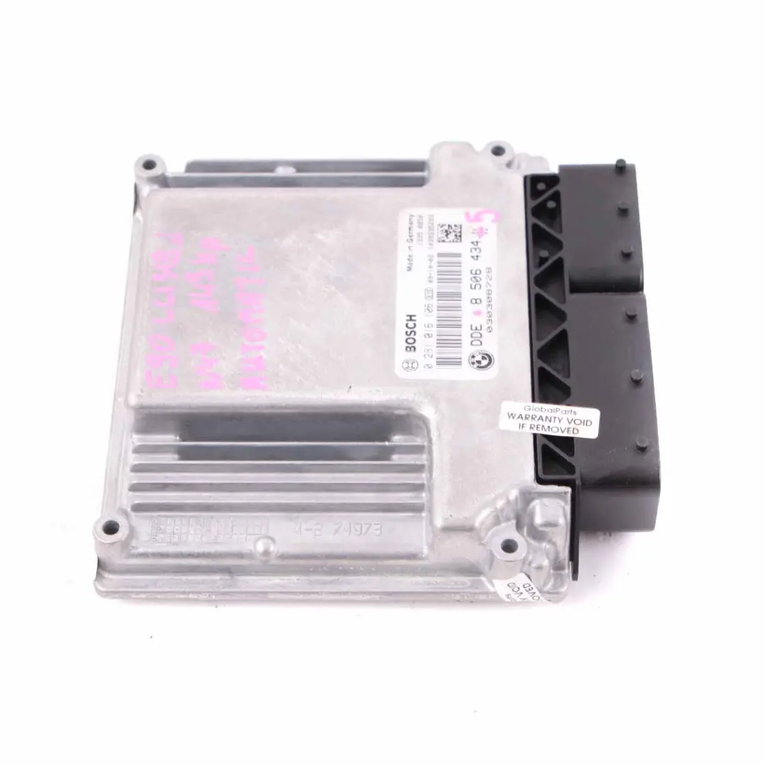 BMW E81 E87 E90 LCI 118d 318d N47 ECU Engine Control Kit DDE Automatic - SKU 8506434-5 - Part number 8506434