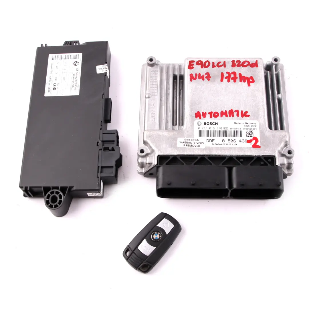 N47 ECU KIT DDE CAS 3 Schlüssel für BMW E81 E87 LCI E90 E91 120d 320d mit Teilenummer 8506438 BMW E81 E87 LCI E90 E91 120d 320d N47 ECU KIT DDE CAS 3 Schlüssel - SKU 8506438-2 - Teilenummer 8506438