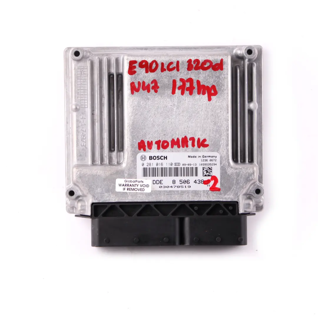N47 Komputer Silnika DDE CAS 3 Automat BMW E87 LCI E90 120d 320d - SKU 8506438-2 - Numer Części 8506438