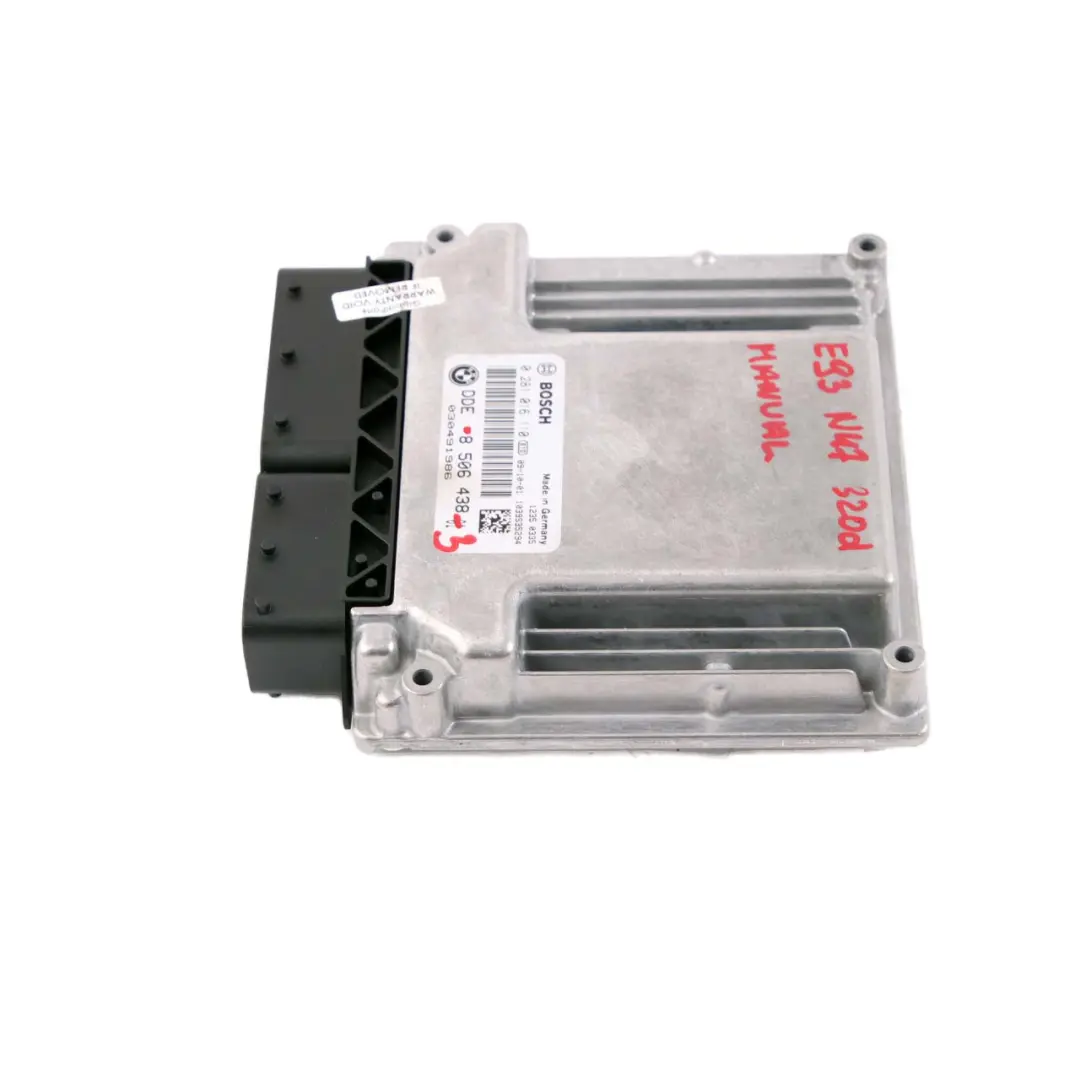 N47 ECU Control Unit Module DDE Manual to BMW E81 E87 E90 E92 LCI 120d 320d with Part number 8506438 BMW E81 E87 E90 E92 LCI 120d 320d N47 ECU Control Unit Module DDE Manual - SKU 8506438-3 - Part number 8506438