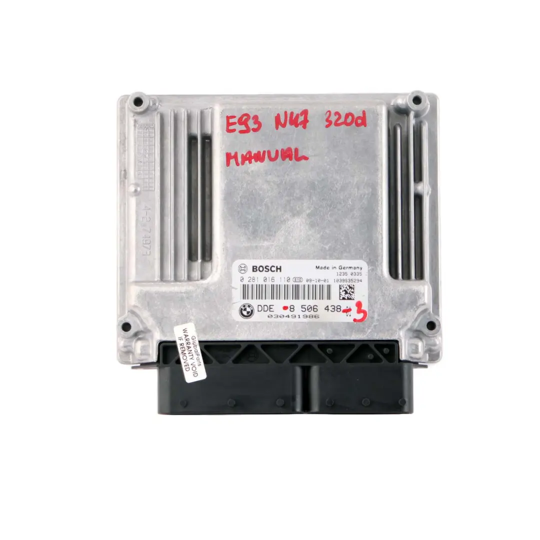 BMW E81 E87 LCI E90 E92 120d 320d N47 ECU Steuergerät DDE Modul - SKU 8506438 - Teilenummer 8506438