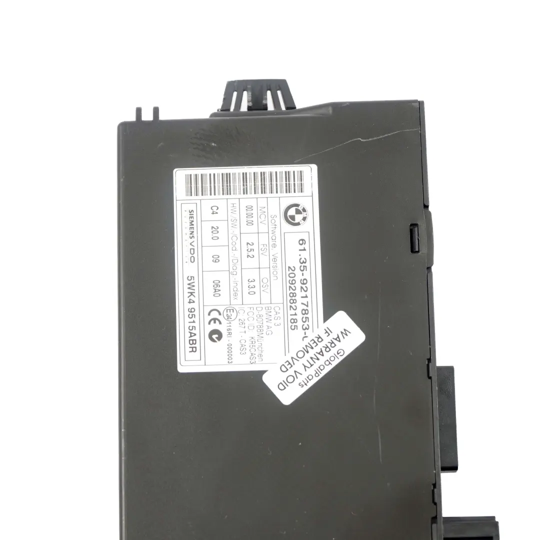 BMW E81 E87 LCI 123d Motore N47S Centralina ECU Kit Dde CAS3 Chiave - SKU 8506442-1 - Numero di parte 8506442