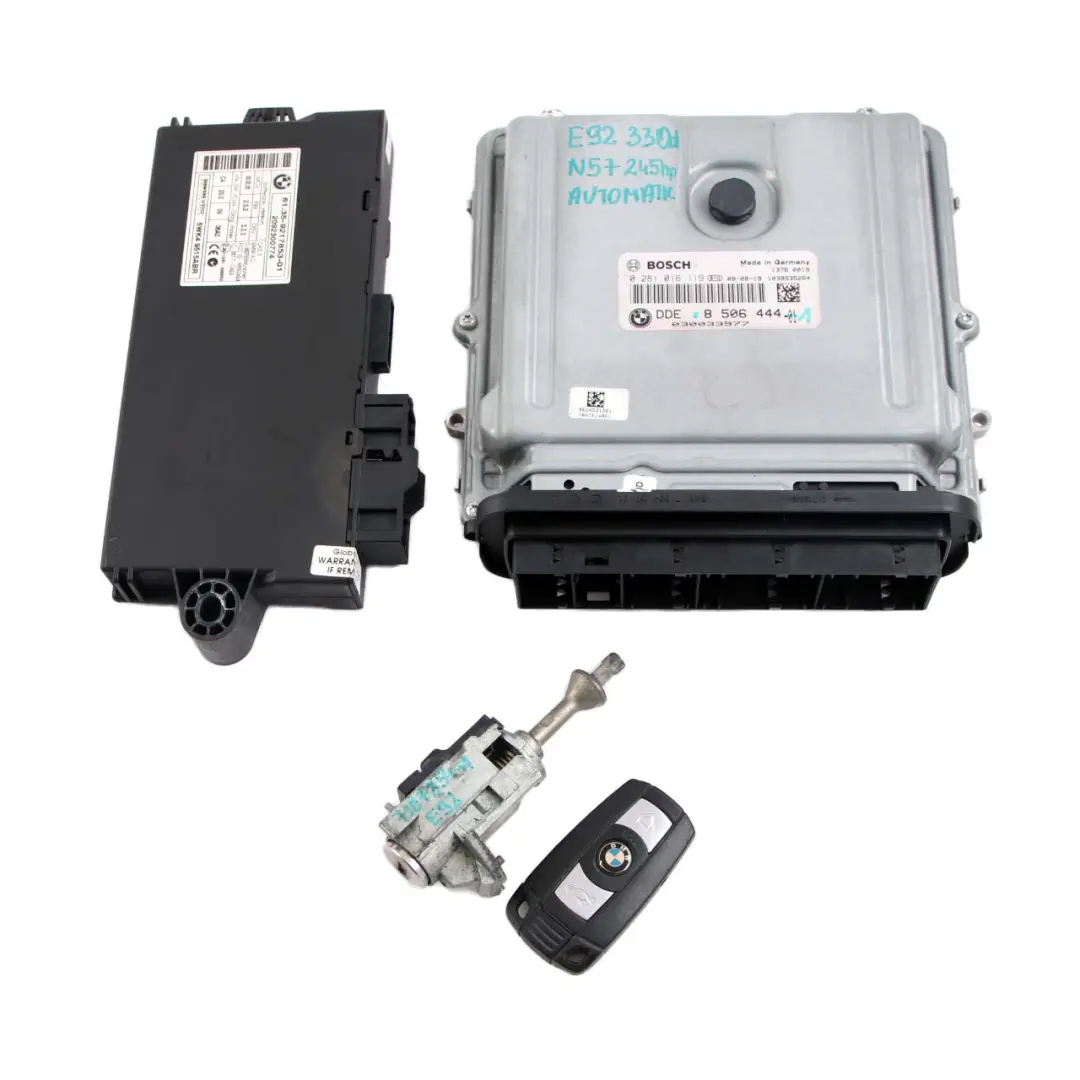 N57 245HP ECU Kit Motor DDE CAS3 + Llave para BMW E90 E91 LCI E92 330D Diesel con número de pieza 8506444 BMW E90 E91 LCI E92 330D Diesel N57 245HP ECU Kit Motor DDE CAS3 + Llave - SKU 8506444-1 - Número de pieza 8506444