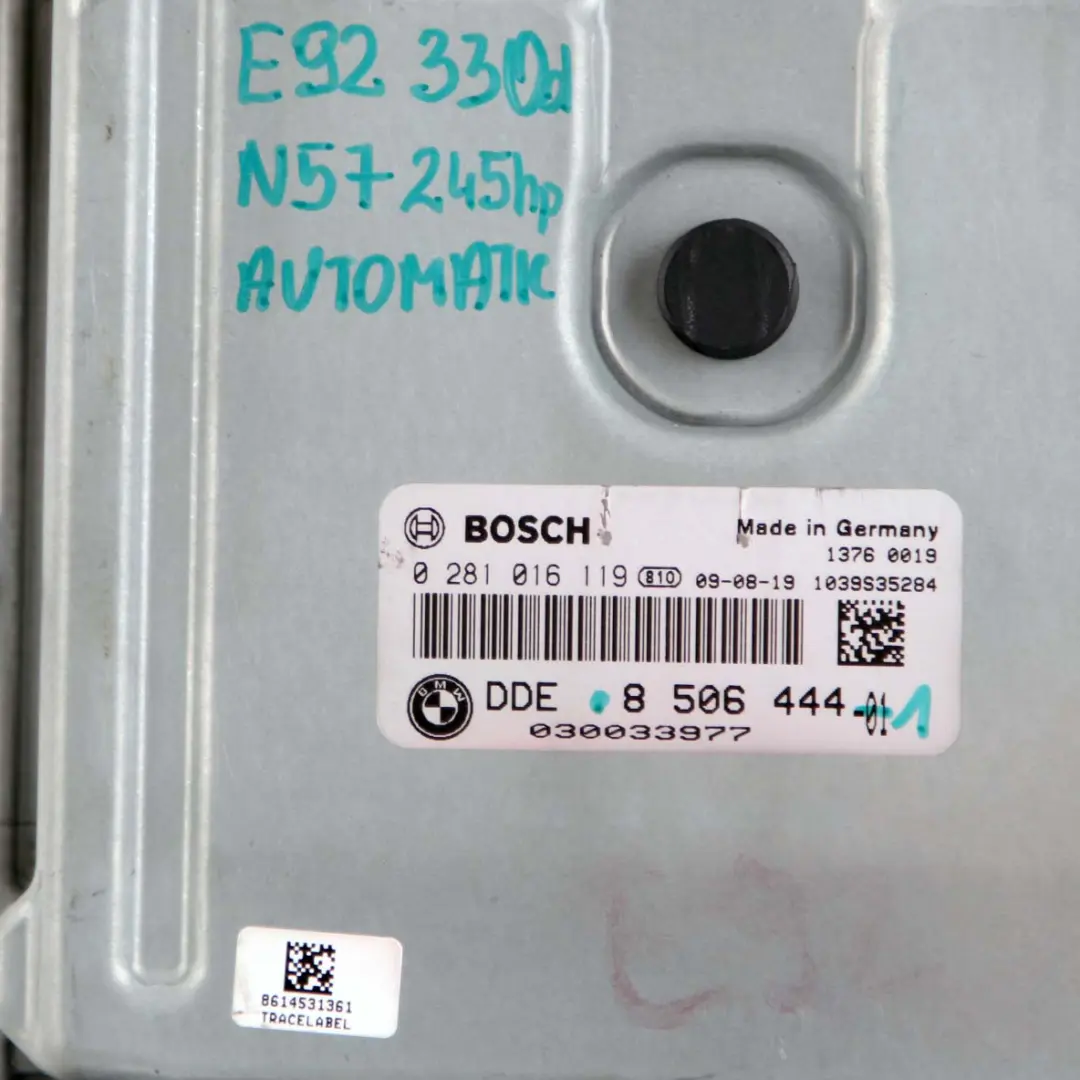 N57 245HP ECU Silnika DDE CAS3 + Klucz do BMW E90 E91 LCI 330D Diesel o numerze 8506444 BMW E90 E91 LCI 330D Diesel N57 245HP ECU Silnika DDE CAS3 + Klucz - SKU 8506444-1 - Numer Części 8506444