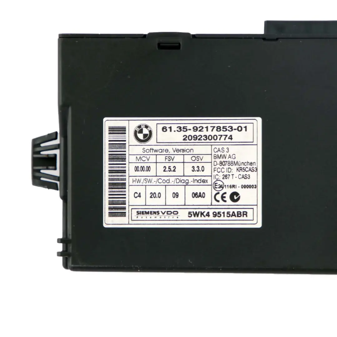 N57 245HP ECU Silnika DDE CAS3 + Klucz do BMW E90 E91 LCI 330D Diesel o numerze 8506444 BMW E90 E91 LCI 330D Diesel N57 245HP ECU Silnika DDE CAS3 + Klucz - SKU 8506444-1 - Numer Części 8506444