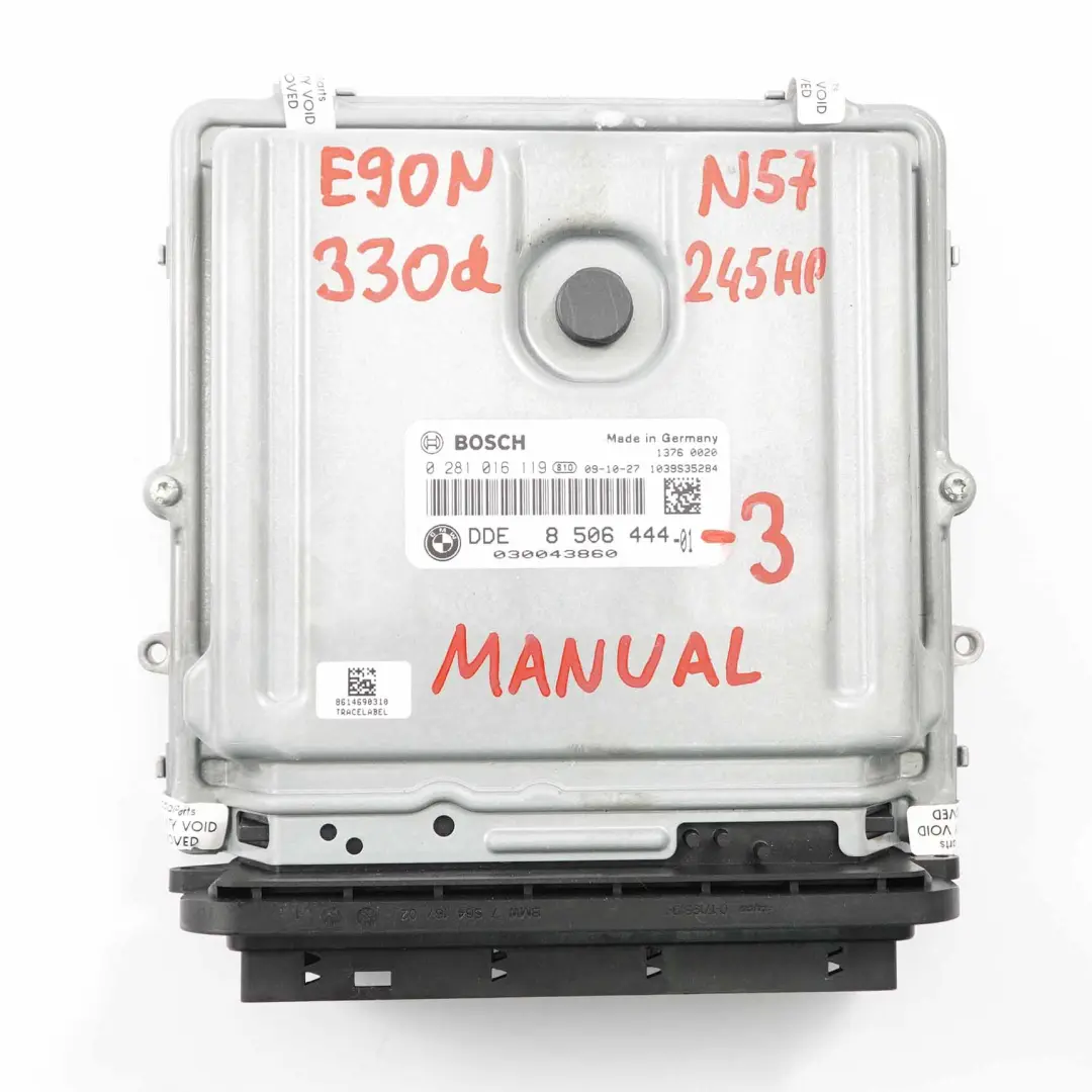 BMW E90 E91 LCI E92 330d Diesel N57 245HP ECU Motore Kit DDE CAS3 Chiave - SKU 8506444-3 - Numero di parte 8506444