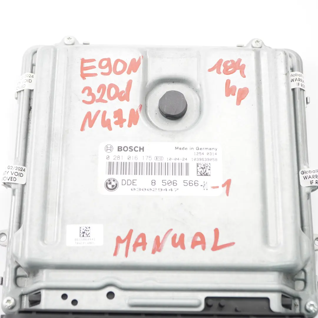 BMW 3 Series E90 E91 LCI 320d N47N 184HP ECU Kit DDE CAS3 + Key Manual - SKU 8506566-1 - Part number 8506566