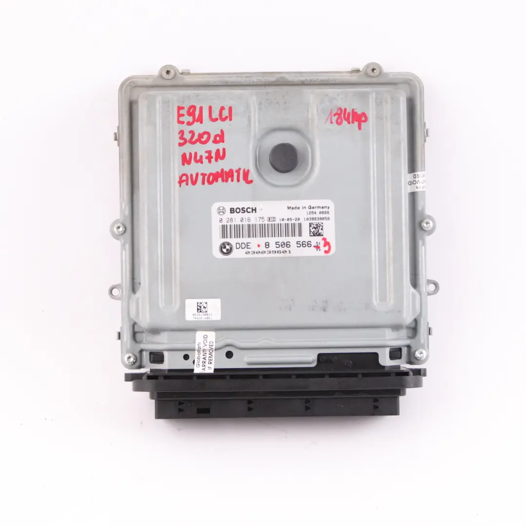N47N 184HP ECU Kit DDE CAS3 + Key Automatic to BMW E90 E91 LCI 320d with Part number 8506566 BMW E90 E91 LCI 320d N47N 184HP ECU Kit DDE CAS3 + Key Automatic - SKU 8506566-3 - Part number 8506566