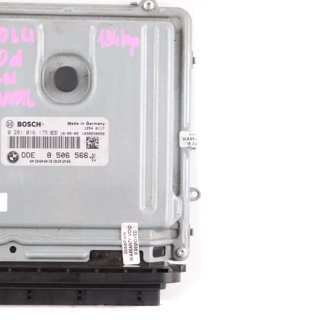 N47N 184HP ECU Engine DDE Automatic Transmission to BMW E90 E91 LCI 320d with Part number 8506566 BMW E90 E91 LCI 320d N47N 184HP ECU Engine DDE Automatic Transmission - SKU 8506566-4 - Part number 8506566
