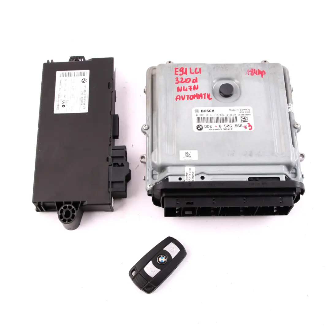 BMW E90 E91 LCI 320d N47N 184HP ECU Engine DDE Manual Transmission - SKU 8506566 - Part number 8506566