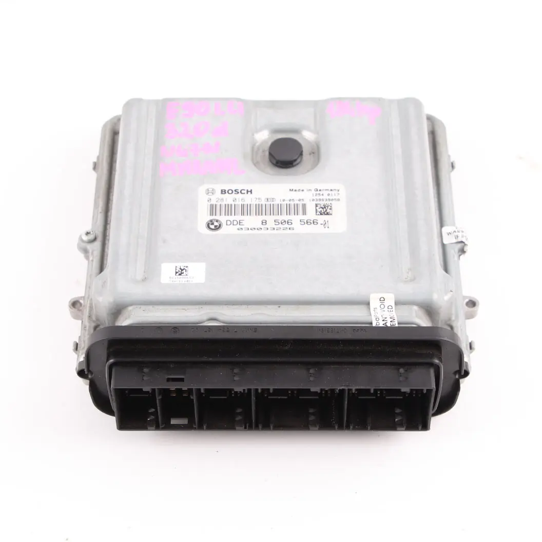 N47N 184HP ECU Engine DDE Manual Transmission to BMW E90 E91 LCI 320d with Part number 8506566 BMW E90 E91 LCI 320d N47N 184HP ECU Engine DDE Manual Transmission - SKU 8506566 - Part number 8506566