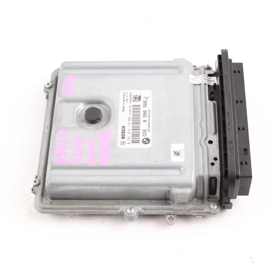 N47N 163HP ECU DDE Schaltgetriebe für BMW E90 E91 LCI 320d ed mit Teilenummer 8506566 BMW E90 E91 LCI 320d ed N47N 163HP ECU DDE Schaltgetriebe - SKU 8506566 - Teilenummer 8506566