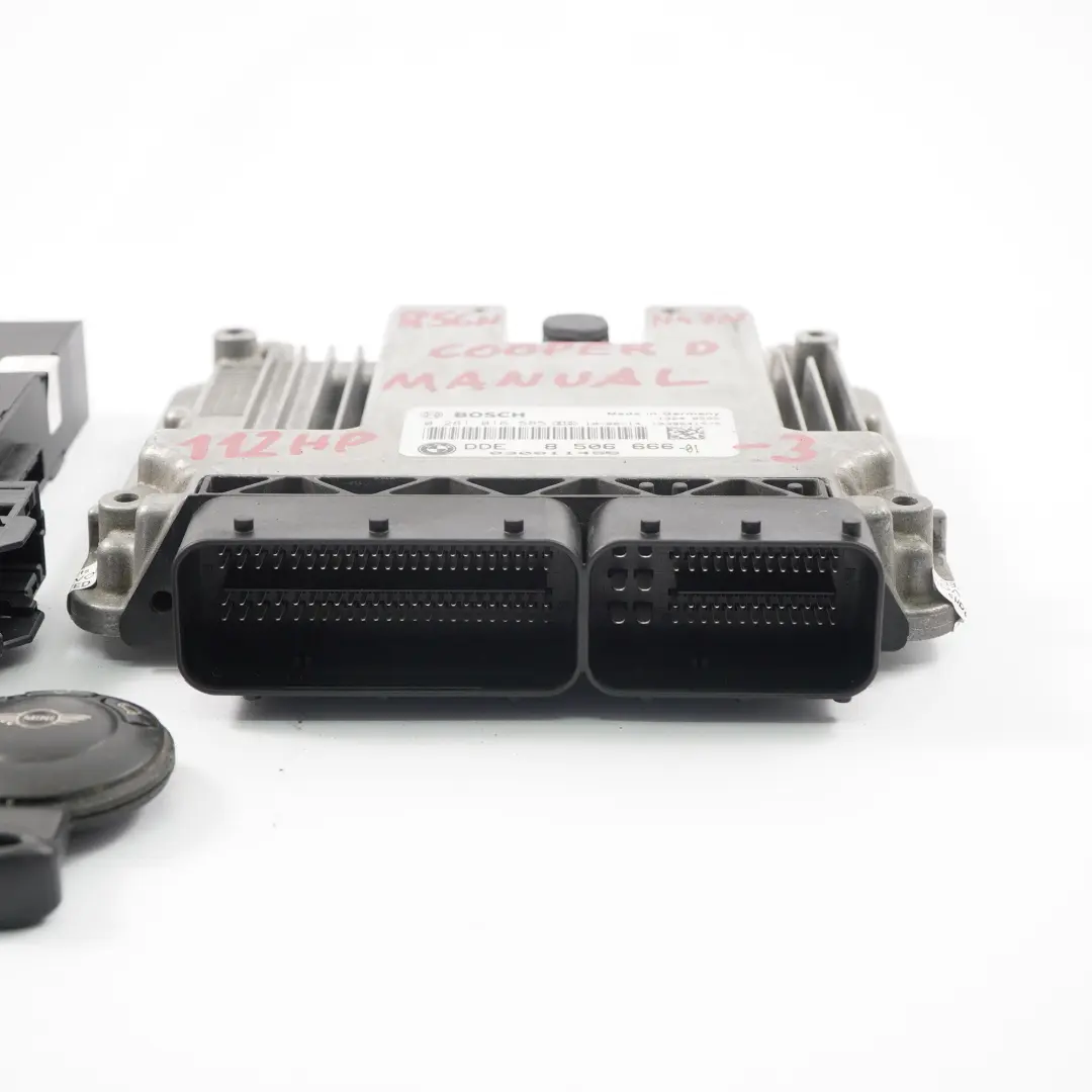 Mini Cooper D R56 LCI 112HP Diesel N47N Engine ECU Kit DDE CAS3 Key - SKU 8506666-3 - Part number 8506666