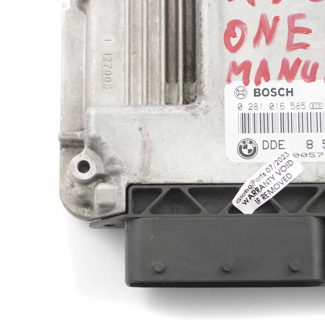 90HP N47N Diesel Engine ECU Control Unit DDE Manual Mini One R56 LCI - SKU 8506666-5 - Part number 8506666