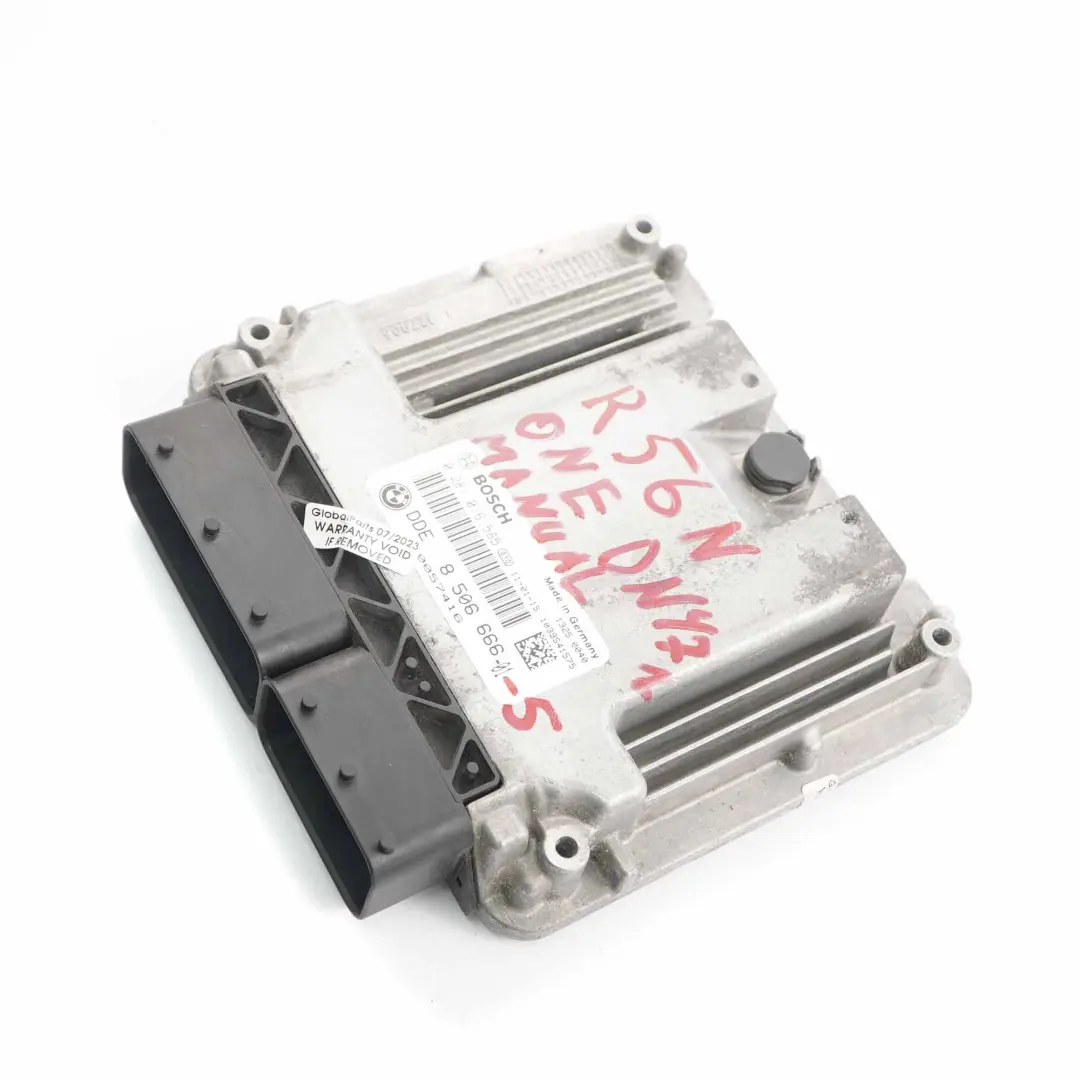 90HP N47N Diesel Engine ECU Control Unit DDE Manual Mini One R56 LCI - SKU 8506666-5 - Part number 8506666