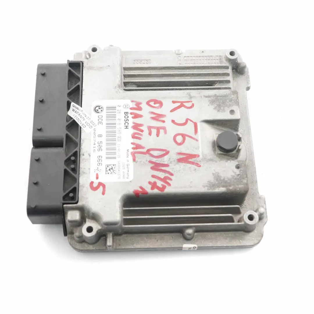90HP N47N Motor Diesel ECU Unidad Control DDE Manual para Mini One R56 LCI con número de pieza 8506666 Mini One R56 LCI 90HP N47N Motor Diesel ECU Unidad Control DDE Manual - SKU 8506666-5 - Número de pieza 8506666