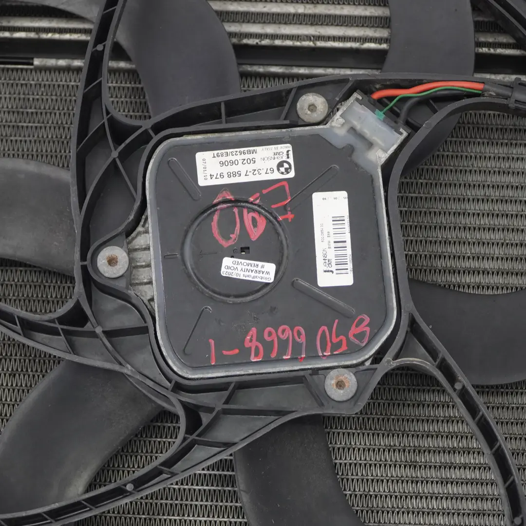 BMW X1 E81 E84 E87 Pacchetto completo Radiatore Ventola Alloggiamento Diesel - SKU 8506668-1 - Numero di parte 8506668