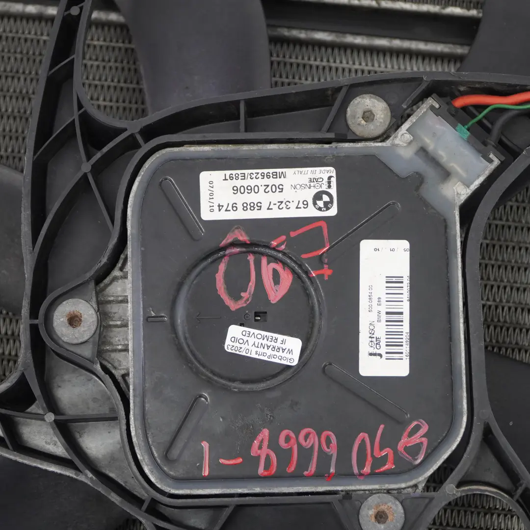 Pacchetto completo Radiatore Ventola Alloggiamento Diesel per BMW X1 E81 E84 E87 con numero di parte 8506668 BMW X1 E81 E84 E87 Pacchetto completo Radiatore Ventola Alloggiamento Diesel - SKU 8506668-1 - Numero di parte 8506668