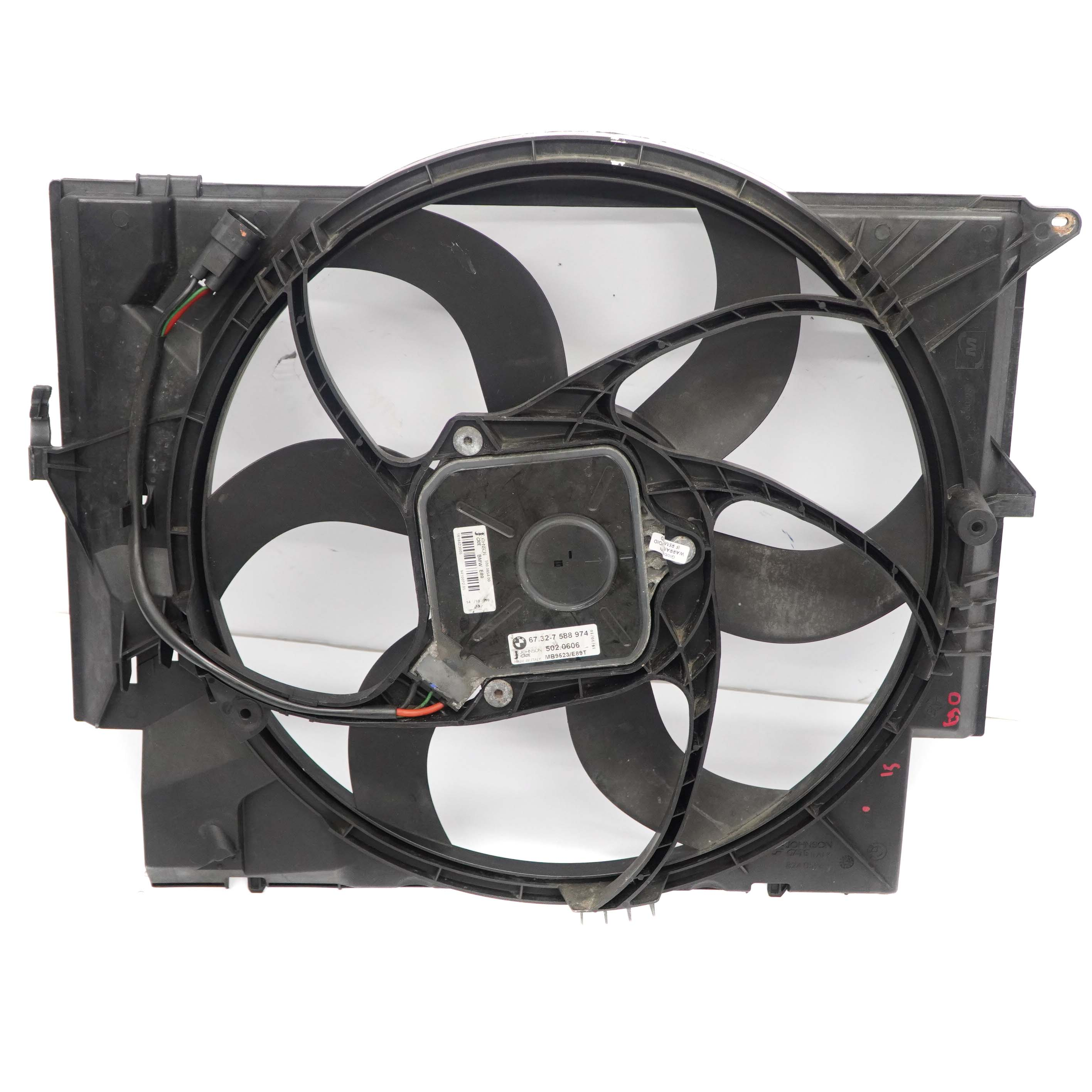 Ventilateur De Refroidissement Moteur Pour BMW Série 1 E81/E87/E88, Série 3 E90/E91/E92/E93, X1 E84 (2004-2017) - 17427545366