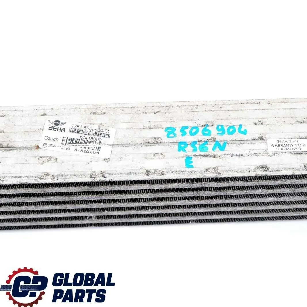 N47N Intercooler Diésel Enfriador Aire Carga para Mini D R55 R56 R57 LCI con número de pieza 8506904 Mini D R55 R56 R57 LCI N47N Intercooler Diésel Enfriador Aire Carga - SKU 8506904 - Número de pieza 8506904