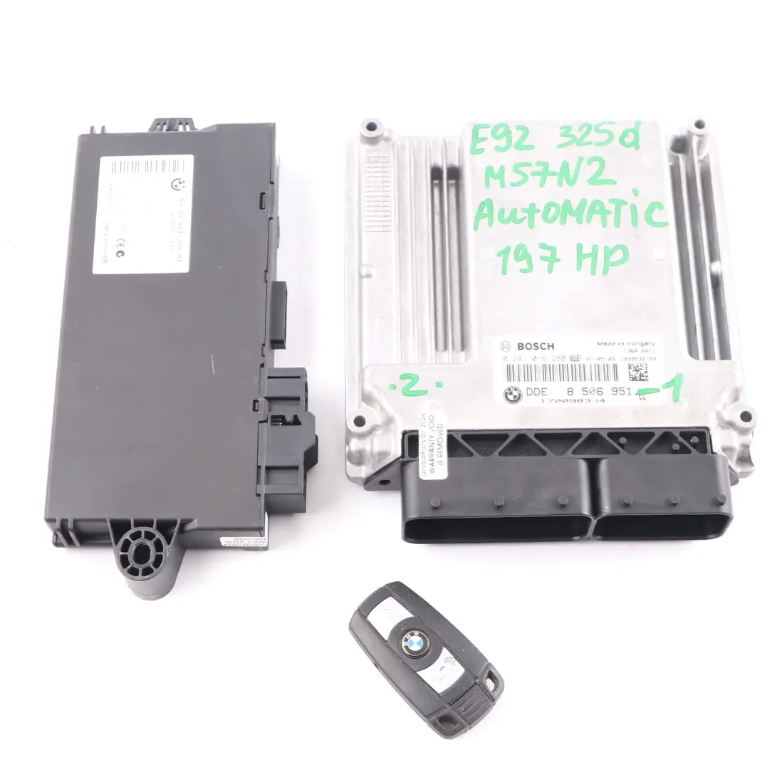 BMW E60 LCI E90 325d 525d M57N2 ECU Kit Basic Control Unit DDE 8506951 CAS3 Key