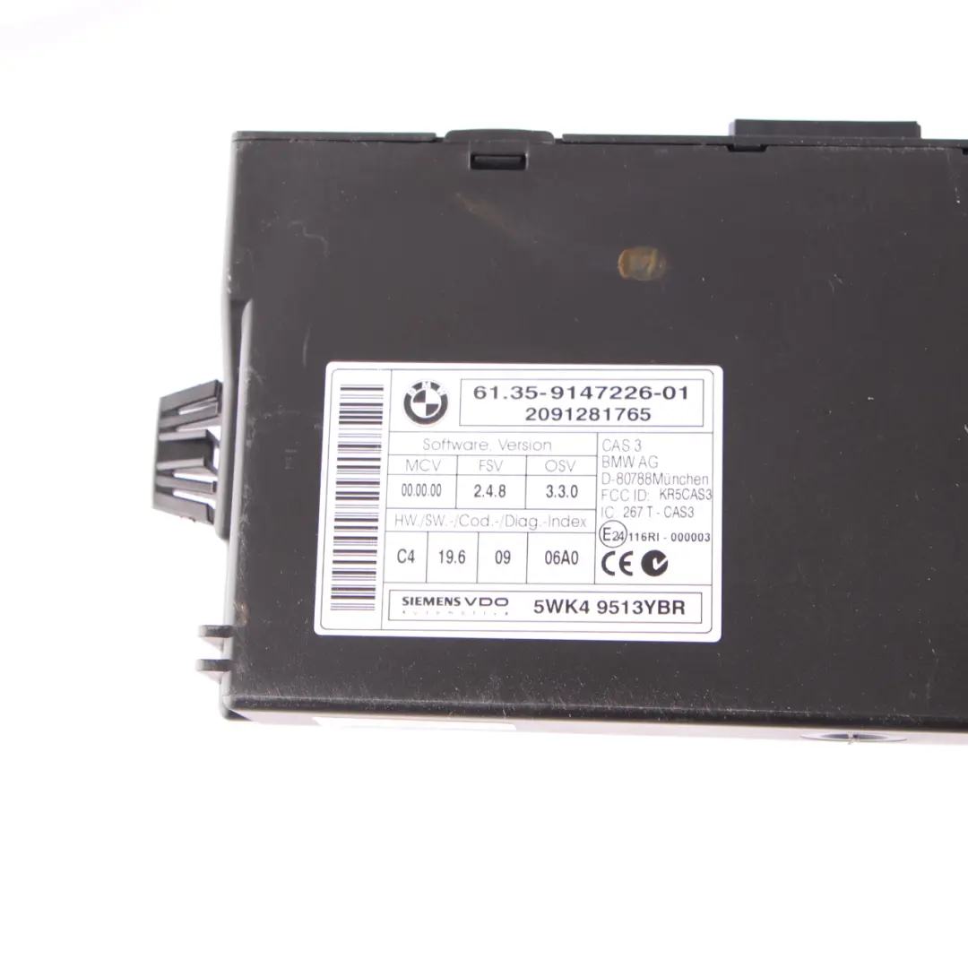 BMW E60 LCI E90 325d 525d M57N2 ECU Kit Basic Control Unit DDE CAS3 Key - SKU 8506951-2 - Part number 8506951