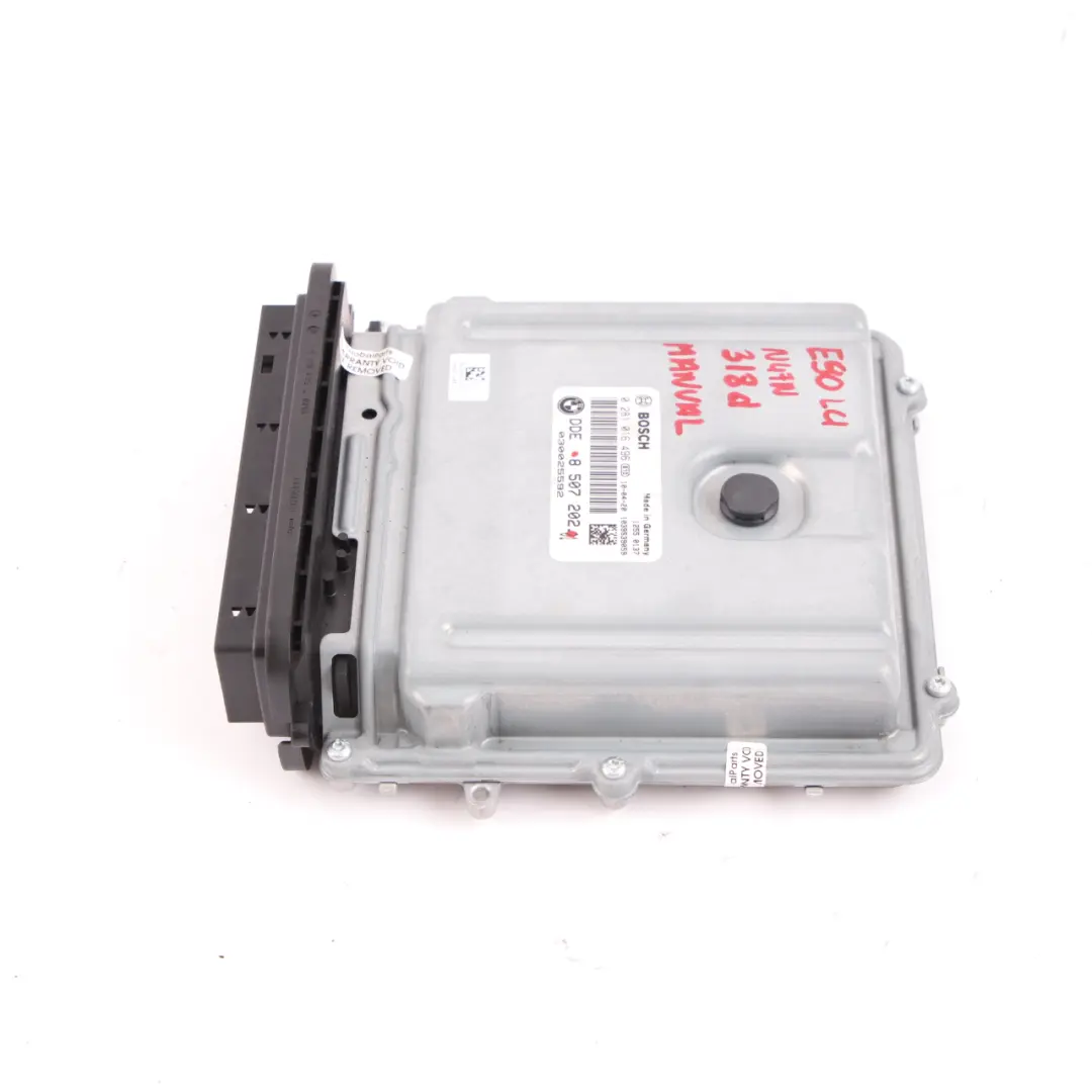 BMW E90 E91 LCI 318d N47N 143HP ECU Unità controllo motore DDE Manuale - SKU 8507202 - Numero di parte 8507202