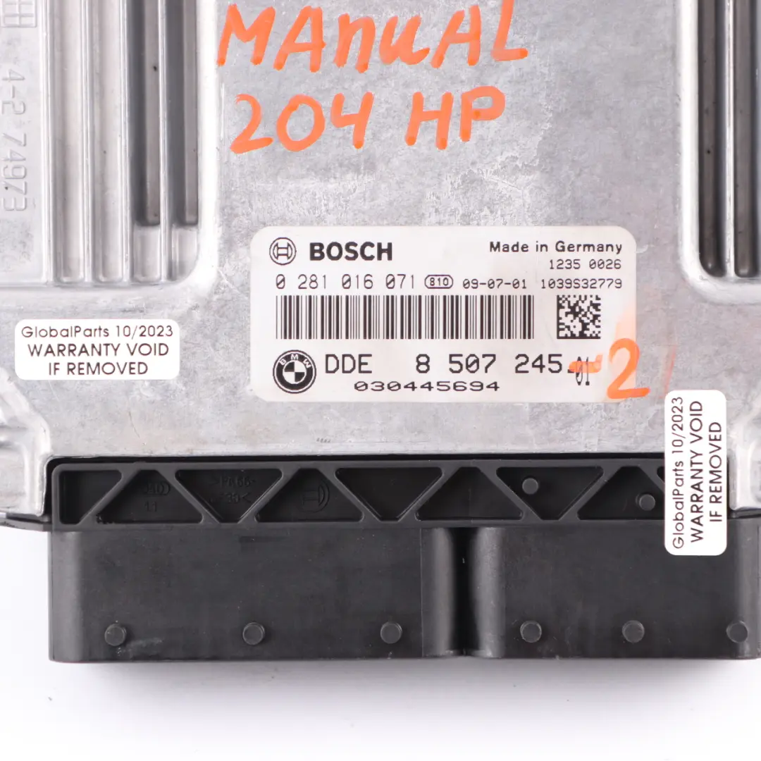 N47S ECU Kit DDE CAS3 + Key Manual to BMW E81 E82 E87 LCI E88 123d Engine with Part number 8507245 BMW E81 E82 E87 LCI E88 123d Engine N47S ECU Kit DDE CAS3 + Key Manual - SKU 8507245-2 - Part number 8507245