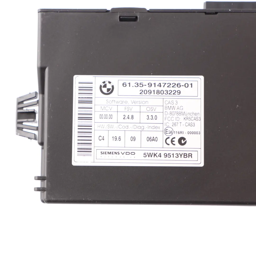 N47S ECU Kit DDE CAS3 + Key Manual to BMW E81 E82 E87 LCI E88 123d Engine with Part number 8507245 BMW E81 E82 E87 LCI E88 123d Engine N47S ECU Kit DDE CAS3 + Key Manual - SKU 8507245-2 - Part number 8507245